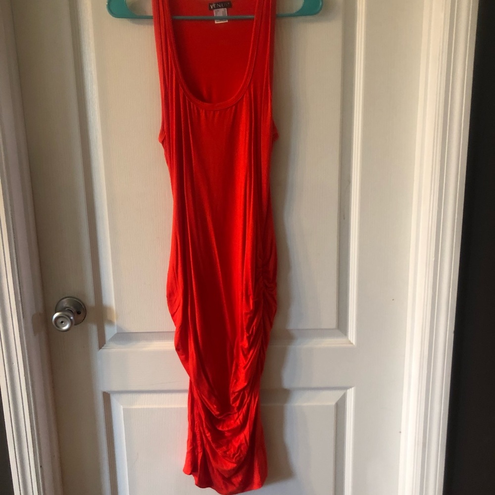 Rouched Bodycon Midi